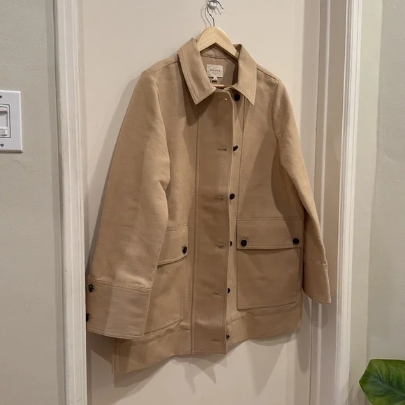 SÉZANE Gabano Coat in Beige sz 40 (US 8) NWT - Picture 11 of 16